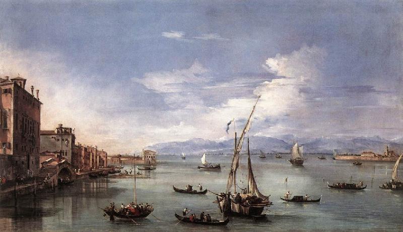GUARDI, Francesco The Lagoon from the Fondamenta Nuove serg China oil painting art